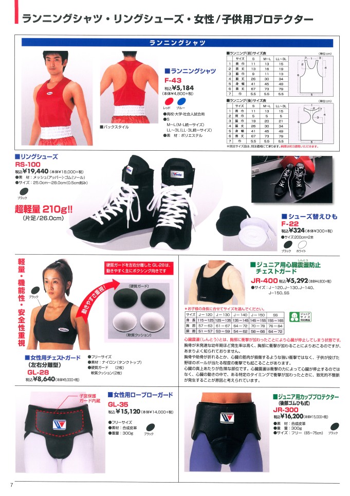ウイニング(WINNING) GL-28 ボクシング 女性用チェストガード(左右分離型) | スポーツマート.JP オンラインショップ