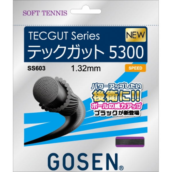 海外限定 GOSEN ゴーセン テックガット5200 ss602ソフトテニスストリング ガット